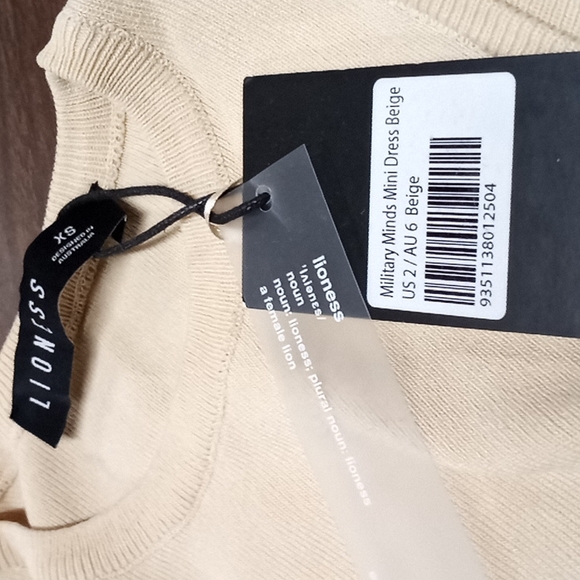 Lioness Cream Mini Dress - Picture 6 of 13